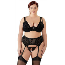 Carica l&#39;immagine nel visualizzatore di Gallery, BASQUE SET 3 PEZZI CON REGGISENO APRIBILE
