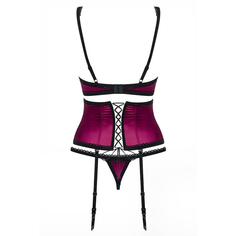 SET E PERIZOMA BORDEAUX 861