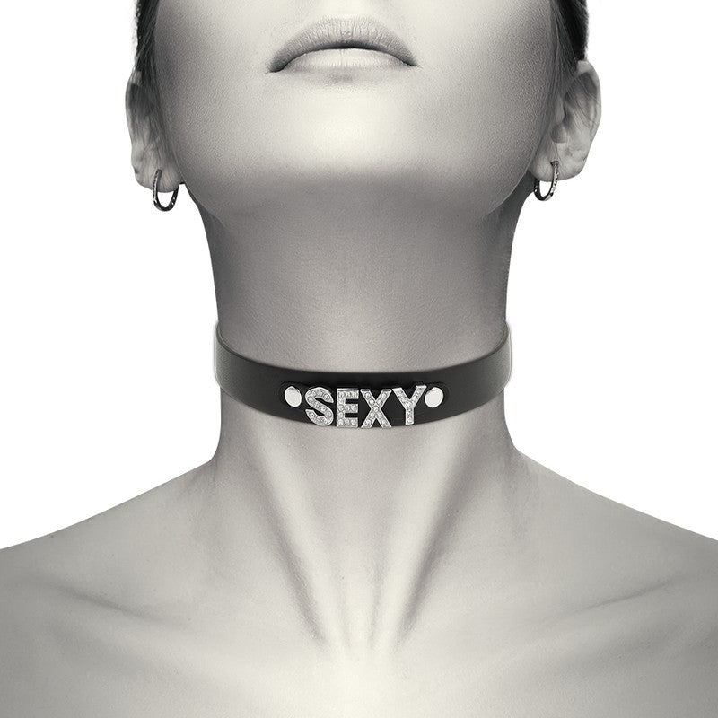 CHOKER ARTIGIANALE IN PELLE VEGAN