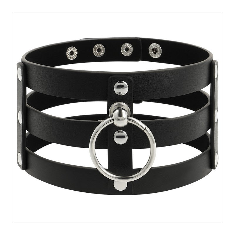 CHOKER ARTIGIANALE IN PELLE VEGAN