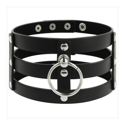 CHOKER ARTIGIANALE IN PELLE VEGAN
