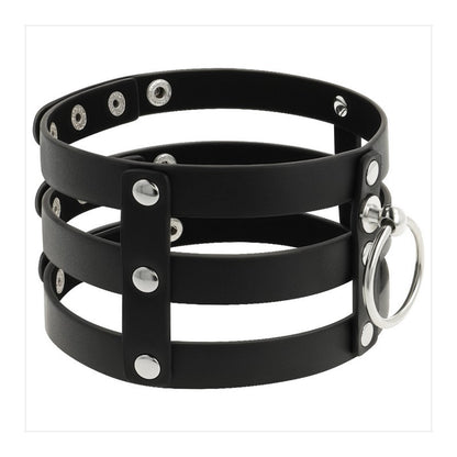 CHOKER ARTIGIANALE IN PELLE VEGAN