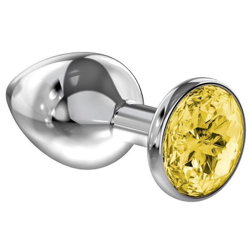 PLUG ANAL MEDIUM BRILLANTE COLOR GIALLO CITRINO